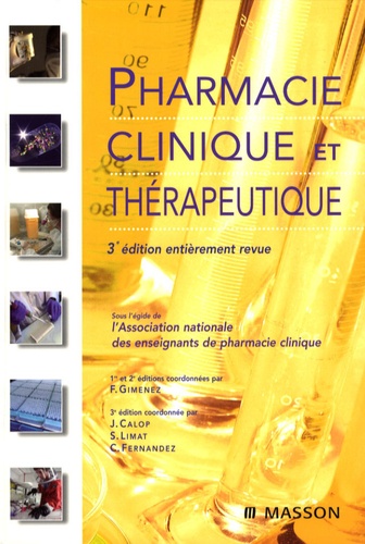 Pharmacie clinique thérapeutique