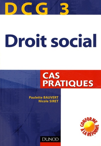Droit social DCG3: Cas pratiques