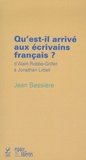 Jean Bessière Qu'est-il arrivé aux écrivains français?