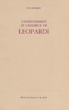 Y. Bonnefoy, L'enseignement et l'exemple de Leopardi