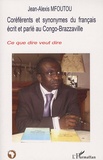 (linguistique) Jean-Alexis Mfoutou: 2 ouvrages sur le français du Congo-Brazzaville