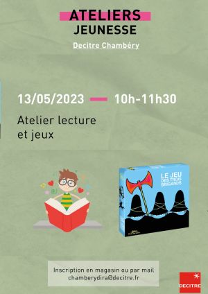 Decitre Chambéry - Atelier - 13/05/2023