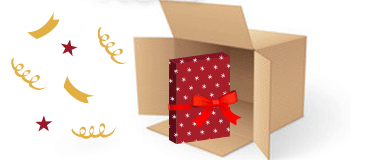 Réalisation de votre paquet cadeau avant l'envoi du colis