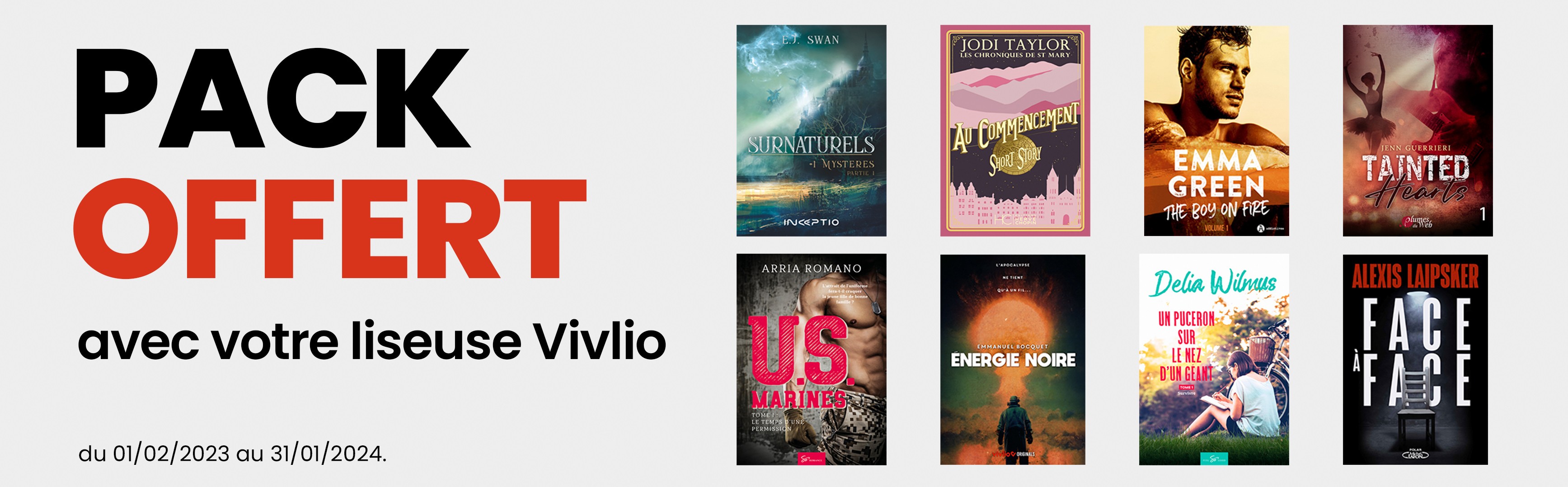 Liseuse eBook VIVLIO INKPAD 3 INDIGO + Pack d'ebooks Offert VIVLIO