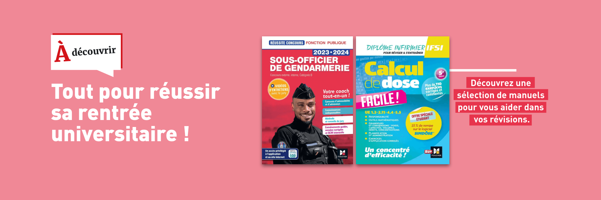Découvrez une sélection de livres pour préparer la rentrée universitaire