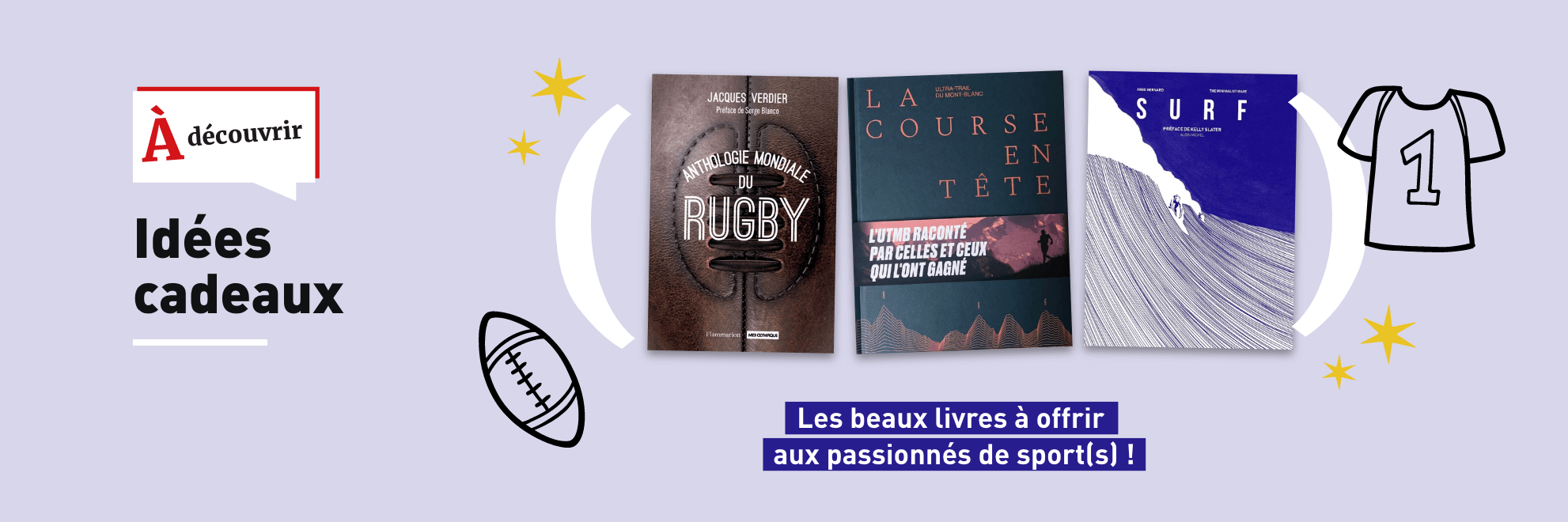 Les beaux livres sur le sport à offrir !