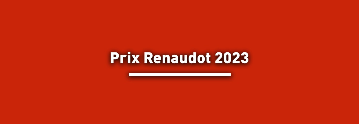 Prix Renaudot 2023